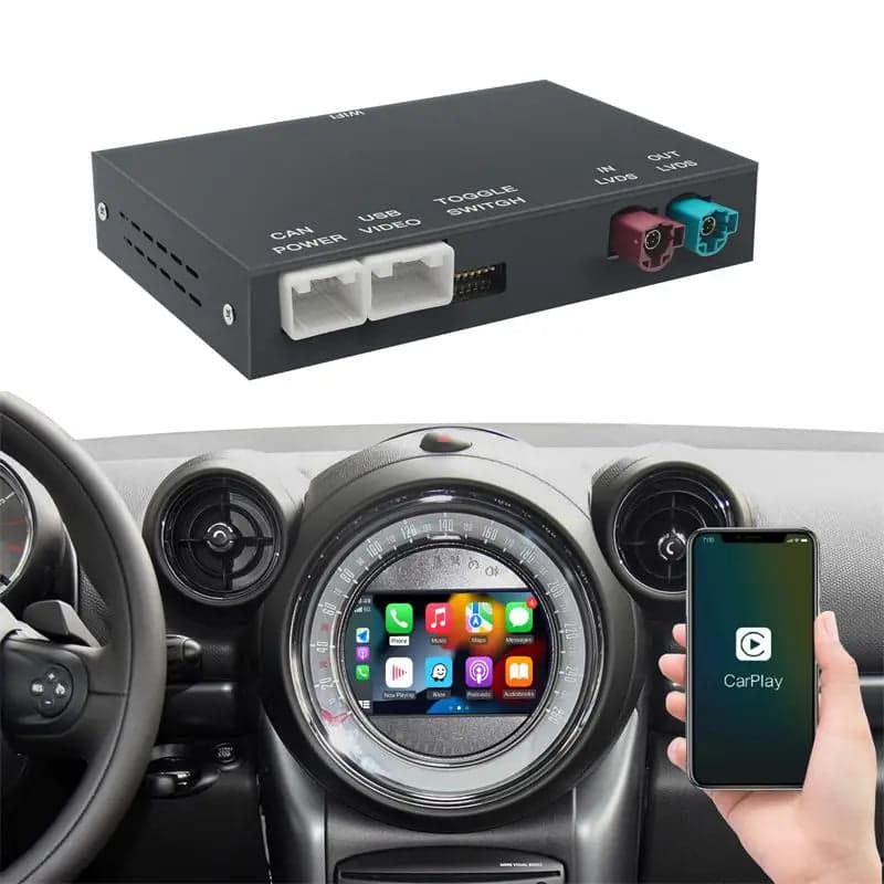 Mini Clubman F54 CarPlay & Android Auto nachrüsten – Wireless Modul