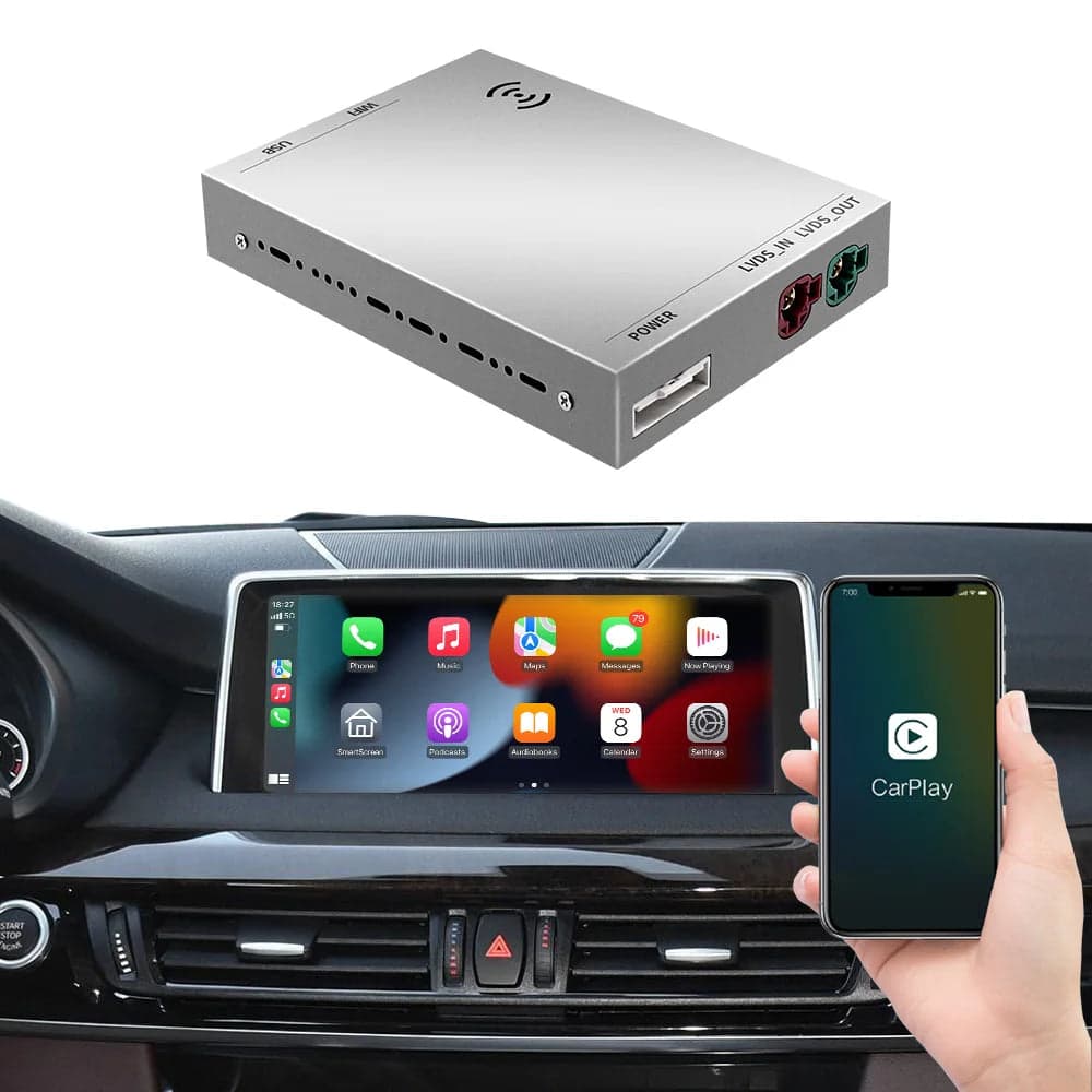 BMW X5 E70 CarPlay & Android Auto nachrüsten – Wireless Modul (2006–2022)