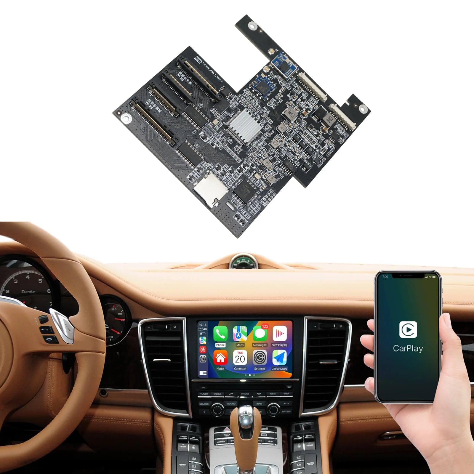 Porsche 911 CarPlay & Android Auto nachrüsten – Wireless Modul
